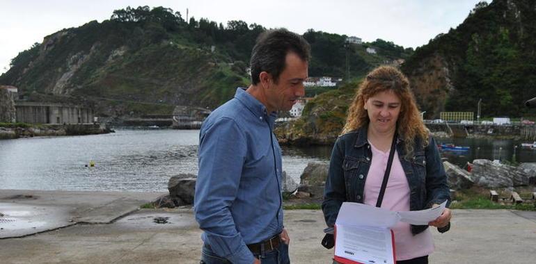 Zapico (IU) advierte de que un 40% de las aguas residuales de Cudillero se vierten al Cantábrico