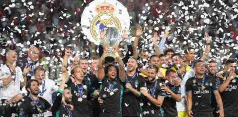 El Madrid domina 2-1 al Manchester y se lleva la Supercopa