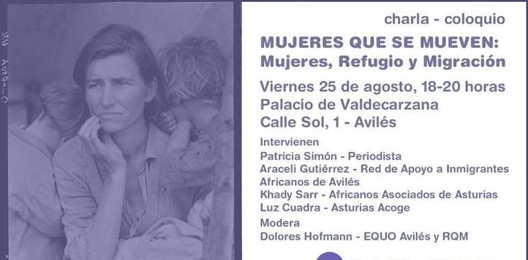 Charla coloquio en Avilés sobre las mujeres refugiadas 