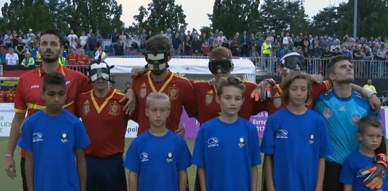 España queda subcampeona de Europa de Fútbol-5 para ciegos