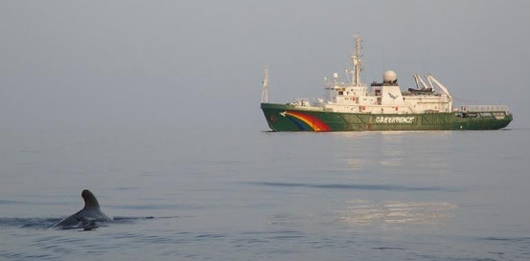 Greenpace lleva a Coruña, Gijón y Bilbao la Esperanza del mar