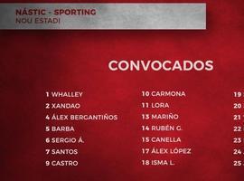 El Sporting con nuevas tácticas frente al Nastic
