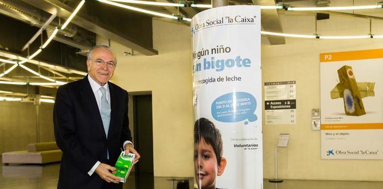 Obra Social ”la Caixa” y FESBAL recogen 4.435 litros de leche