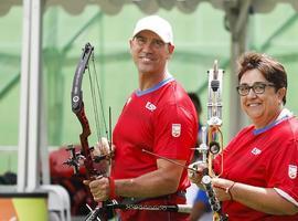 Carmen Rubio y Guillermo Rodríguez en el mundial de Tiro con Arco Paralímpico