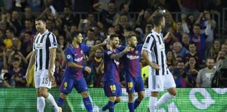 Barcelona, PSG y Bayern Múnich golean en el arranque de la Liga de Campeones  