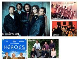 La Oreja de Van Gogh, Corquiéu y Green Valley abren hoy el programa de conciertos de San Mateo 