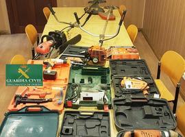 La Guardia Civil detiene a 3 personas por los robos de material agrícola en Cenera