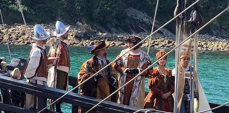 Carlos V vuelve a Tazones 500 años después