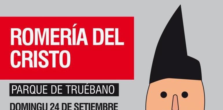 La Romería del Cristo, el domingo, al parque del Truébanu