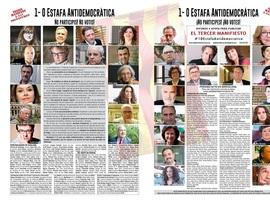 2.000 firmantes más al manifiesto 1-O Estafa antidemocrática