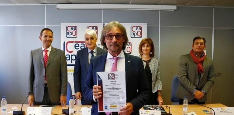 Uniovi recibe el Sello de Calidad en Edición Académica