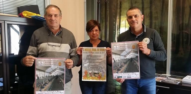La pita pinta asturiana y la artesanía en el Mercáu Rural de Morcín