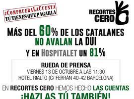 Comprueba la cuenta, tú tienes que pagarla nueva campaña de Recortes Cero