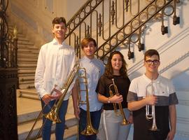 El Cuarteto de Metales “Orbón” del conservatorio de Avilés participa en los XXI Encuentros con la Música