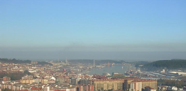 La metereología adversa eleva la contaminación en Avilés