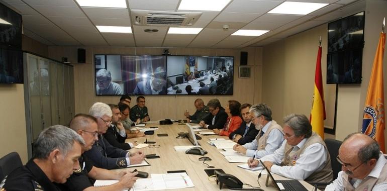 El Centro Nacional de Emergencias analiza los incendios en Asturias y Galicia