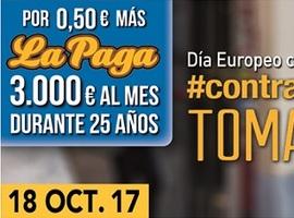 5 millones de cupones de la ONCE gritan #contralatratademujeres 