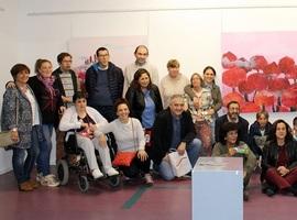 Los pintores del CAI La Arboleya sí que dejan ver El bosque