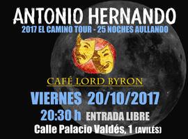 Antonio Hernando y su "Camino del Tour" en Avilés