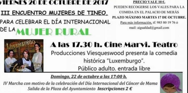 Un centenar de tinetenses en Cafento el Día de la Mujer Rural