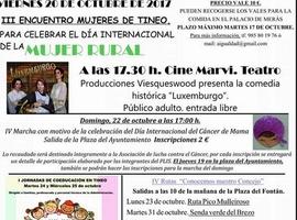 Un centenar de tinetenses en Cafento el Día de la Mujer Rural