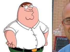 Juan Perucho (Peter Griffin) en la Escuela de Doblaje de Asturias