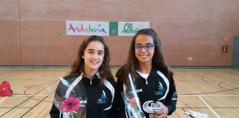 Bádminton Oviedo: Plata para Almudena Menéndez y Laura Álvarez 