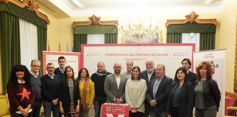 Gijón abre edición del campeonato de pinchos plus de España