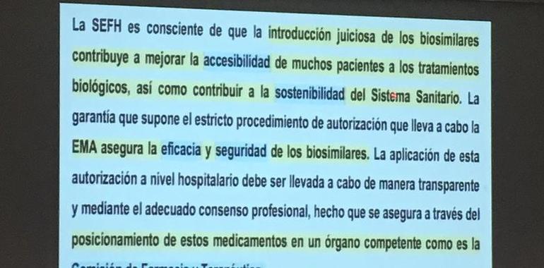 SEFH presenta posicionamiento sobre medicamentos Biosimilares