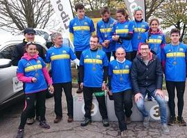 Lucía Vergara, y Adrián García, campeones del DuatlónCross en Oviedo