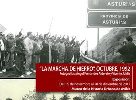 El Museo de Avilés acoge la exposición "La Marcha de Hierro. Octubre, 1992", que cumple 25 años