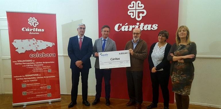 Aqualia apoya a Cáritas de Oviedo