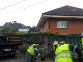 Gijón completa el rebacheo de caminos en sus parroquias