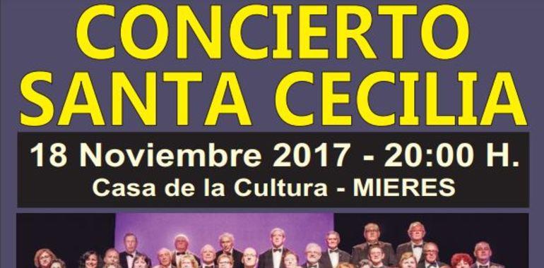 El Orfeón de Mieres ofrece mañana su concierto de Santa Cecilia