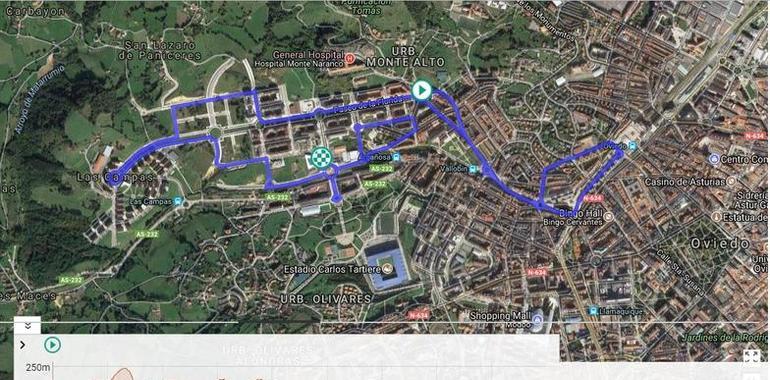 Oviedo reivindica el Instituto Zona Oeste con una marcha popular en bici