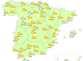 Ambiente invernal durante el puente de la Constitución