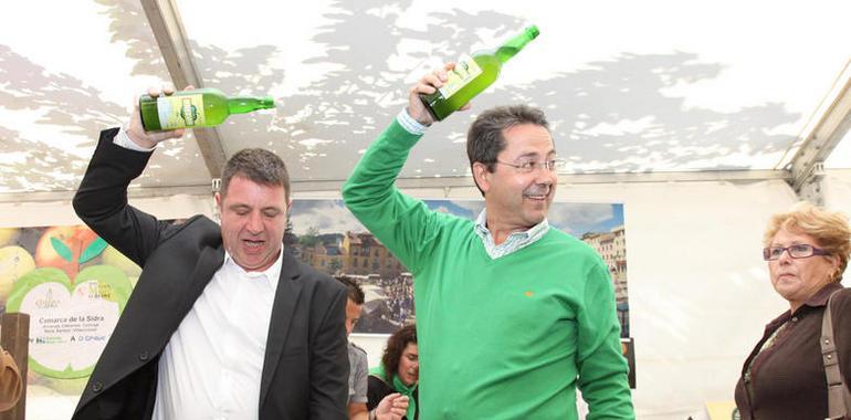 La Comarca de la Sidra muestra en O Grove la “perfecta simbiosis” entre sidra y marisco