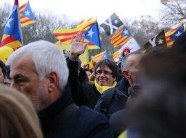 45 mil catalanes reclaman apoyo de Europa en Bruselas 