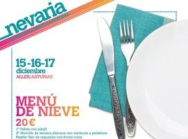 Nevaria llega a los fogones con el  menú de nieve