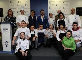 Carlos García Robla del IES Pravia cerca del Promesas Alta Cocina