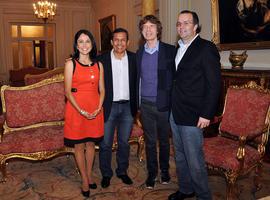 Humala y su esposa recibieron a Mick Jagger 