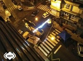 Intoxicada por humo una vecina de Siero al incendiarse su vivienda 