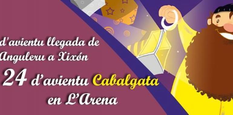 L’Anguleru `cabalga por San Juan de La Arena