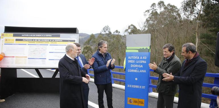 El tramo Doriga-Cornellana de la A-63 ya está operativo