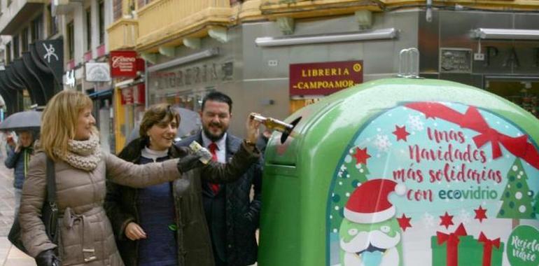 Campaña solidaria del Ayuntamiento de Oviedo y Ecovidrio 