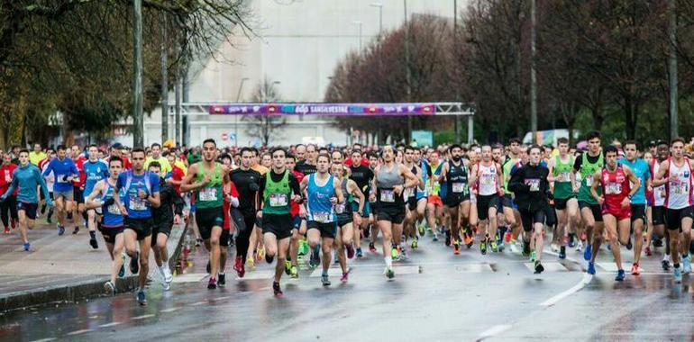 Moha Bakkali y Beatriz Álvarez Díaz primeros en la San Silvestre Xixón