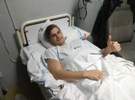 El base del UF Baloncesto Oviedo Fran Cárdenas operado con éxito 