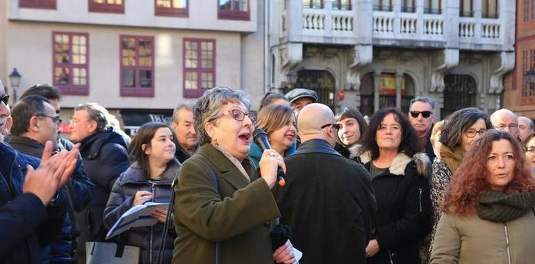 Protesta en Oviedo contra los ataques del PP a las jubilaciones
