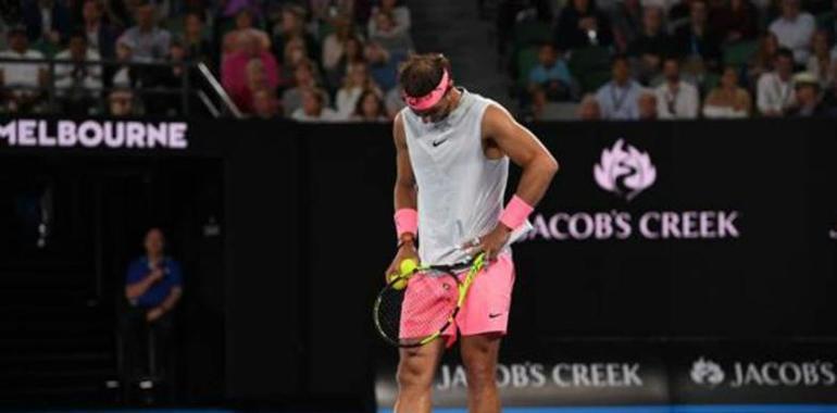 Rafa Nadal se retira ante Cilic en cuartos de final del Abierto de Australia
