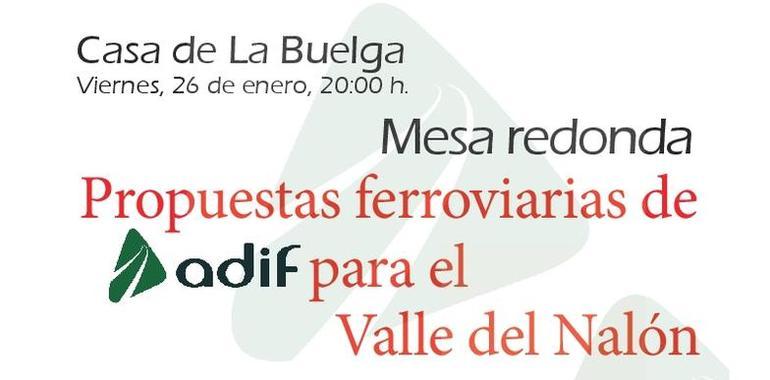 Langreo debate las propuestas ferroviarias de ADIF para el Valle del Nalón